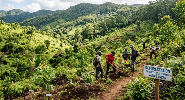 Recupero delle foreste native in Madagascar