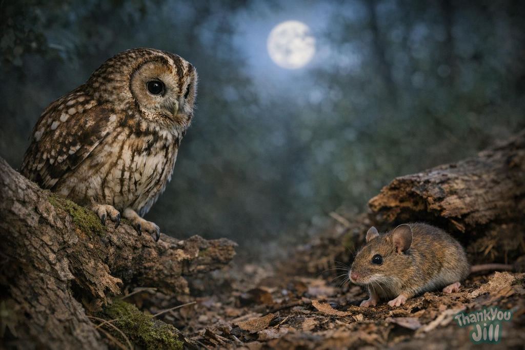 Nocturnal Birds of Prey and Small Mammals
